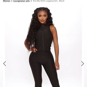NWT Fashion Nova 2pc legging set